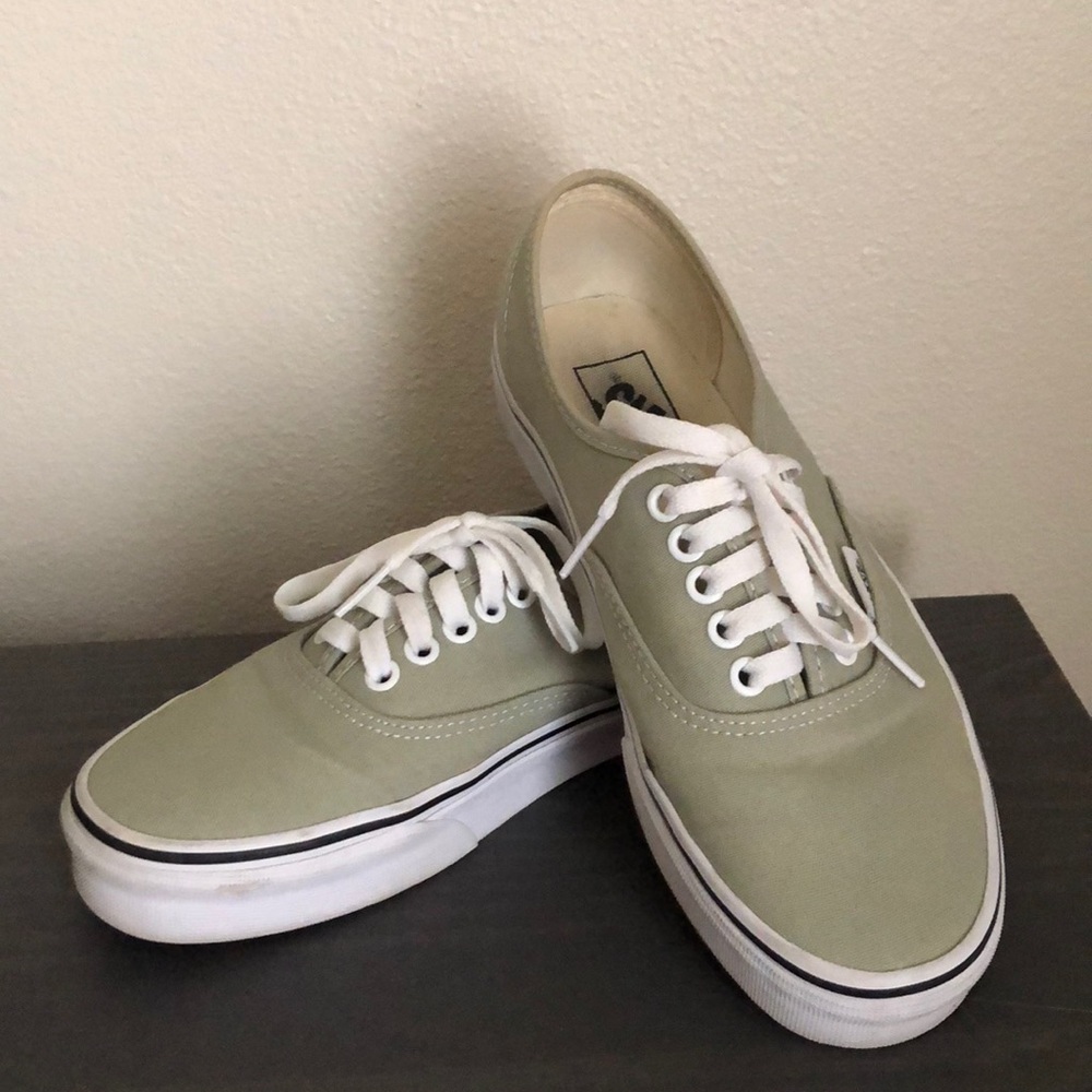 Sage green Vans